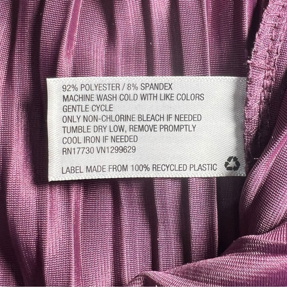 Wild Fable Women’s Ribbed Velvet Flare Pants Purple Size Medium - Picture 5 of 7